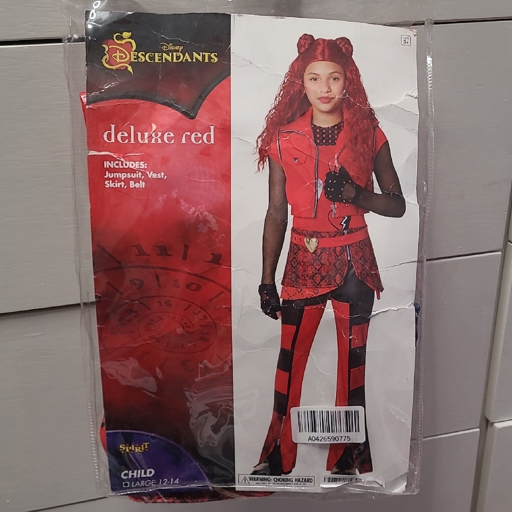 Disney Descendants Red and Black Costume for Kids
